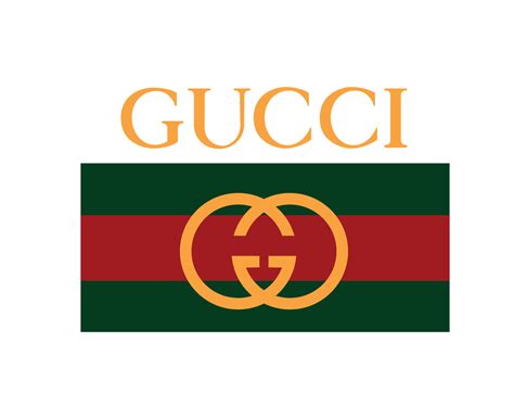 Gucci red and white logo